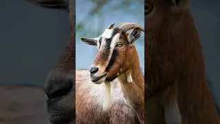 Потрясающее видение козла! 😳🐐 #животные #шорты