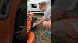 #donttrythisathome #country #danger #caution #fire #explosion #mower #tire #geterdone #electrician