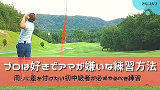 【スイング作り】初心者、中級者が必ずやるべき練習。周りに差をつけれる最速の上達方法。