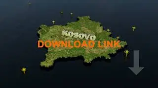 Kosovo 3D Map With Animation
