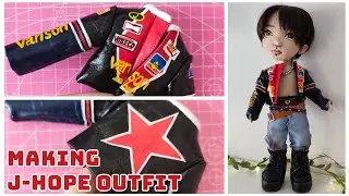 Making a J-hope Doll Outfit | Custom BTS Doll