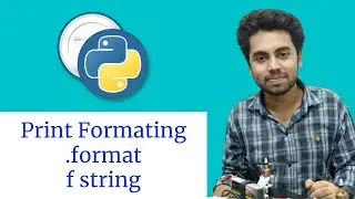 Python Print Formating with Strings | dot format | f string | Python Bangla Tutorial #8