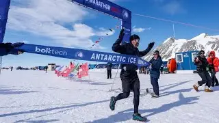 Marathon in der Antarktis