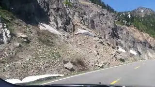 Driving on Stevens Canyon Rd (Mt. Rainier National Park) (early June 2016)