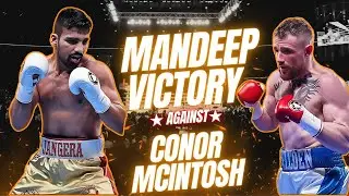 Mandeep Jangra  Super Featherweight Champion !  Conor McIntosh VS Mandeep Jangra