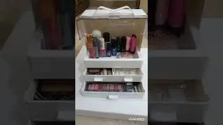 Boxi Multi layer Drawer Makeup Organizer Transparent Plastic Cosmetic Storage Box Desktop Dust proof