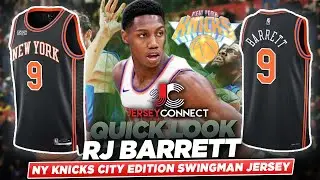 QUICK LOOK: RJ Barrett New York Knicks Nike Swingman Jersey | City Edition | 75th Anniversary |