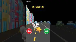 🚦chicken road crossing game 😱 #shorts #shortvideo #gaming