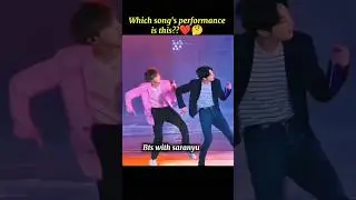 Which song's performance is this? ❤🤔 #bts #jk #jhope #v #jimin #suga #jin #rm #shorts