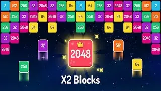 X2 Blocks: 2048 Number Puzzle (by Inspired Square) IOS Gameplay Video (HD)