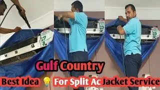Best Idea For Gulf Country Split Ac Jacket Service#Split Ac Service#Finac Air-conditioning#Suport 1M