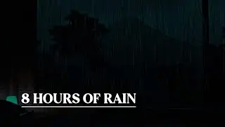 Lonely Cabin Rain in Tropical Mountains 🌧️ Peaceful Night Ambience