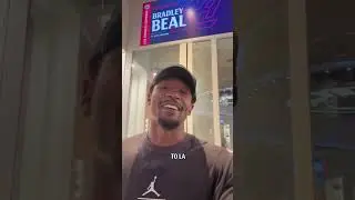 Bradley Beal touched down in LA😎