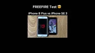 iPhone 8 Plus vs iPhone SE Freefire TEST