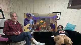 Mark Cahn (Drums) and I (Bass) Jamming on the Holidays
