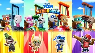 Talking Tom Hero Dash - Super Ultra Heroes Rescue All Friends|Gameplay