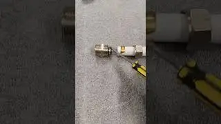 Соединение - переход для металлопластиковой трубы. Transition for metal-plastic pipe