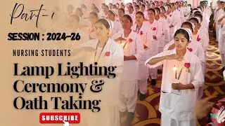 NEW BATCH OF NURSING LAMP LIGHTING AND OATH TAKING CEREMONY🕯️| SESSION 2024-26 | COLLEGE |BHAGALPUR 