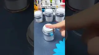 Vacuum pressed cream bottle  Best Refillable Container for Creams #shorts #shorts #gadgets