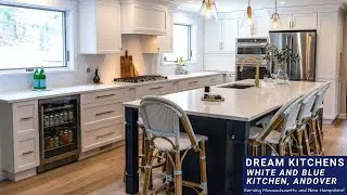 White and Gold Kitchen, Andover Ma 2021