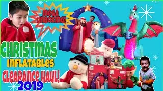Mega Unboxing! Christmas Inflatables Clearance Haul 2019