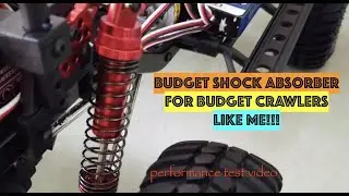 Budget Suspension Upgrade on my RGT EX86100 | Shock Absorber Performance Test | Street Trail