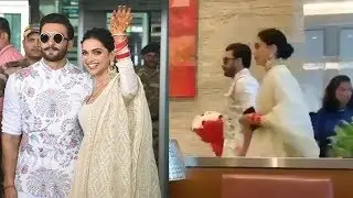 Ranveer & Deepika At Banglore for their Wedding reception
