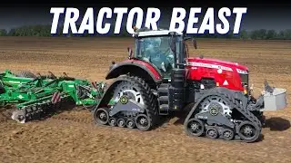 Massey Ferguson 8740 on Poluzzi RX9 | Ultimate Tractor Power & Performance
