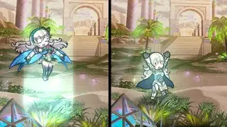 [FEH] F!Corrin & Azura - Resplendent and Base Skins' Animations Comparison