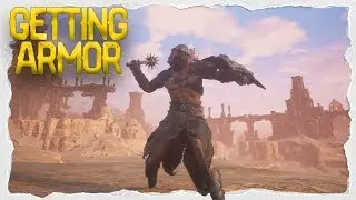 Getting Armor! Falling Into Unknown Territory! Co-op W/ PartiallyRoyal - Conan Exiles -