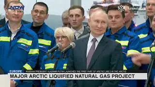 Putin launches major Arctic liquified natural gas project