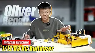 Inside the 1/12 RC Bulldozer D3 | Internal Structure, Hydraulics & Electronics Breakdown