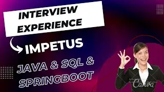 My Recent Interview experience with IMPETUS Company 🔥||Round-1 ||FullStack with Ram
