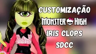 Customiza&ccedil;&atilde;o da boneca Iris Clops de Monster High SDCC 2014 Manny Taur custom doll