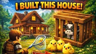 I Built My Dream House & Caught the CUTEST Animals in Hytale 😍