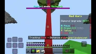 mcpe bedwars server (hyperlands when I join automatically shows server ip supports 1.16.14)
