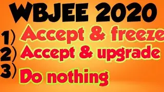 WBJEE 2020 seat allotment  | wbjee cutoff | wbjee Counseling process | wbjee 2020