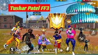 Free Fire Max Gameplay Live | Tushar Patel FF3|