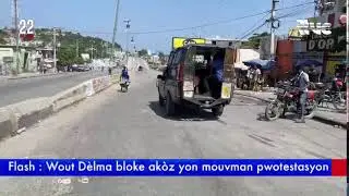 Flash : Wout D&egrave;lma bloke ak&ograve;z yon mouvman pwotestasyon