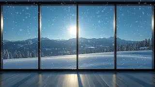 Cozy Winter Window ❄️ 4 Hours Snowfall Ambience &ndash; No Music, No Sound