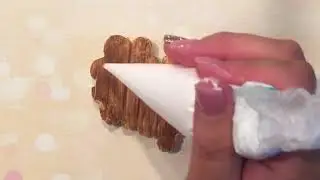 Rustic Wood Effect on Sugar Cookies