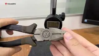 Laser deep engraving volkswagen logo | Triumph 50W fiber laser marking machine for metal