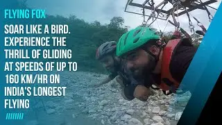 Flying Fox 🦊160 Km/hr Full on Adrenaline Rush 