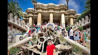 VISITANDO el PARQUE GÜELL, una de las OBRAS mas IMPORTANTES de ANTONIO GAUDÍ l BARCELONA DIA #2