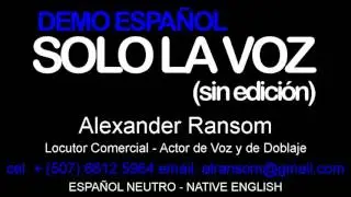 locutor panama locutores locuci&oacute;n comercial demo reel