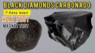 How to Check Black Diamond (Carbonado) at Home Easily
