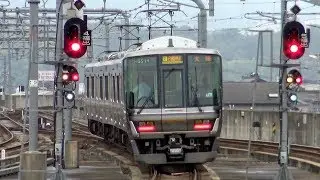 【4K】響くVVVFサウンド!JR西日本223系5500番台・6000番台(東芝IGBT・日立IGBT・三菱IGBT-VVVF)到着・発車シーン集 JR山陰本線 福知山駅、豊岡駅、城崎温泉駅にて