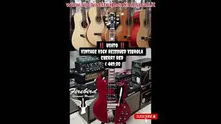 Vintage VS6V Reissued Vibrola Tailpiece Cherry Red 2nd - SG Style