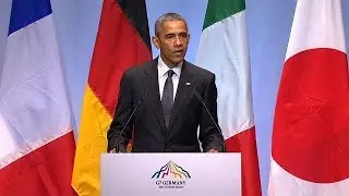Obama says G7 made progress toward 'strong' Paris climate pact
