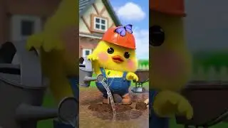 Adorable 3D Duck Plants a Tree: A Cute Gardening Adventure! 🌱🦆💦